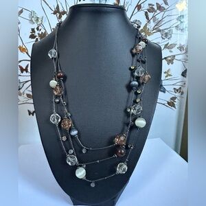 Elegant Multi-Color Beaded Necklace